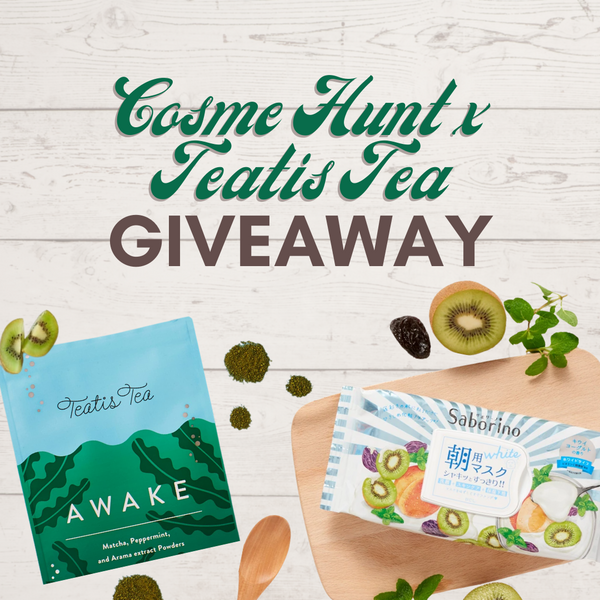 Starting the New Year Fresh: Cosme Hunt and Teatis Tea Giveaway