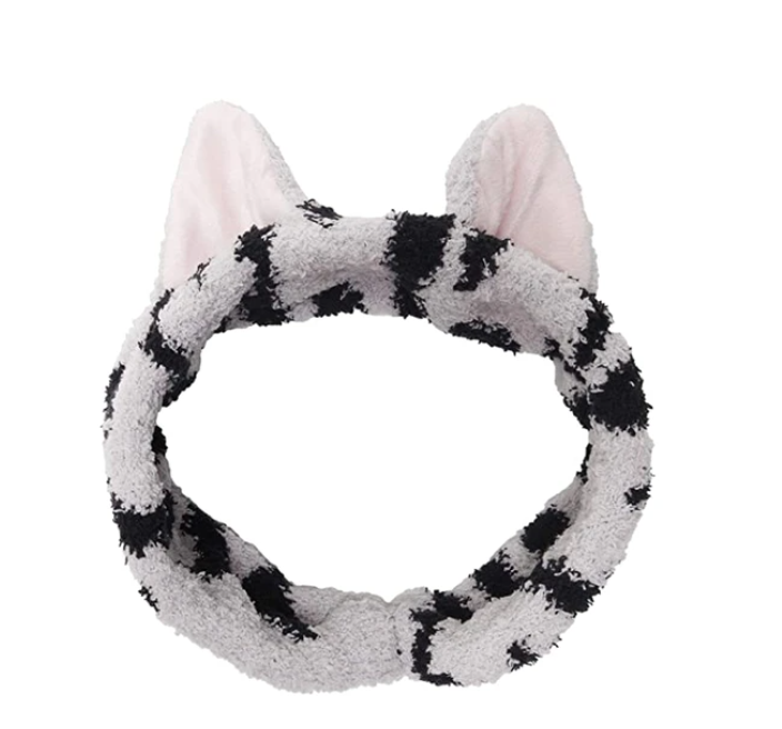 Oheya Nekomimi Headband (Leopard White)　